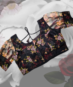 Black Festive Designer Blouse