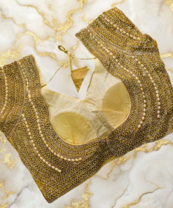 Alternative view of Golden Pure Handwork Silk Blouse