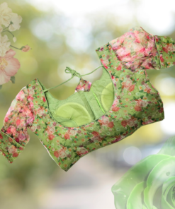 Alternative view of Green Festive Designer Blouse