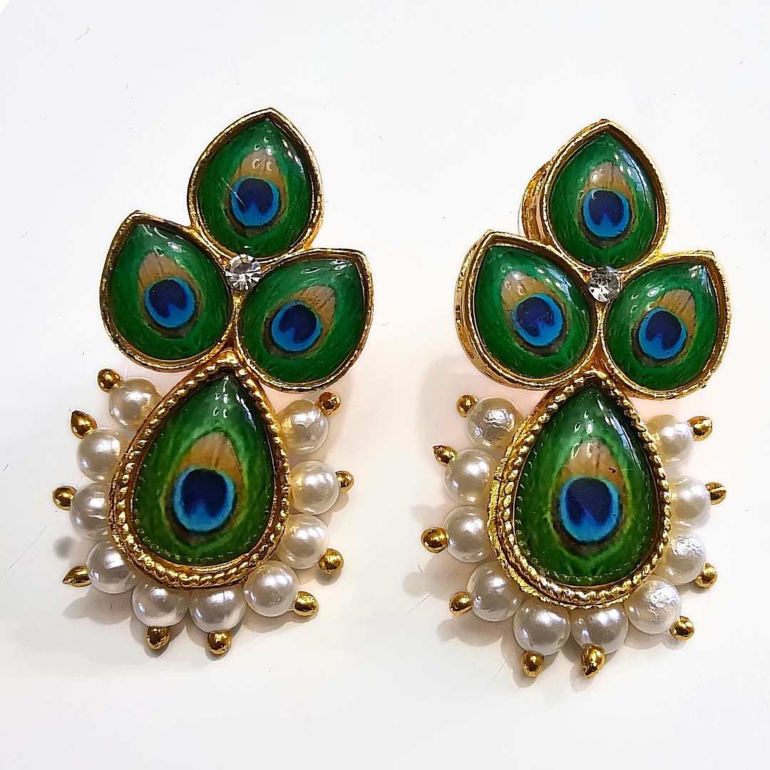 Peacock Design Long Mangalsutra - Image 3