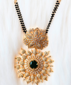 Short mangalsutra with Victorian polish finish and premium quality design