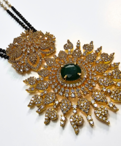 Victorian Polish Short Mangalsutra – Elegant & Modern Look