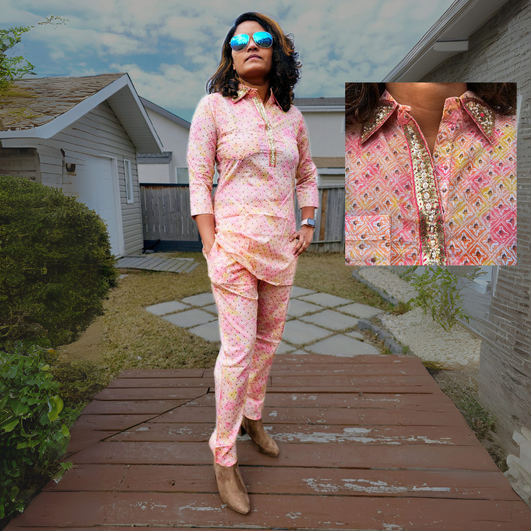 Soft Cotton Light Pink Co-ord Set