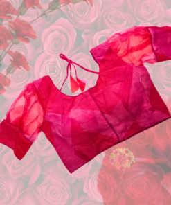 Red Festive Designer Blouse