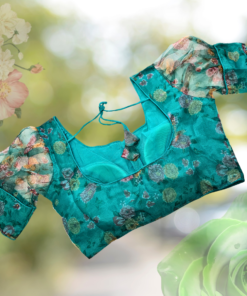 Alternative view of Sea Green Festive Designer Blouse