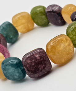 Alternative view of Natural Stones Bracelet - MULTICOLOR