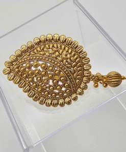 Antique Plain Gold Hair Brooch