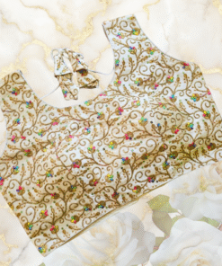 Pure Cotton Designer Sleeveless Blouse