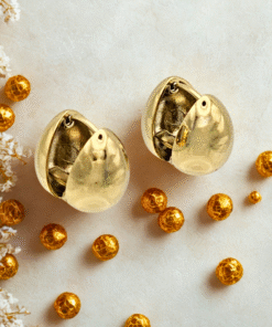 Drop Design Earrings in Gold Color | Elegant Shine with Anti-Tarnish Coating