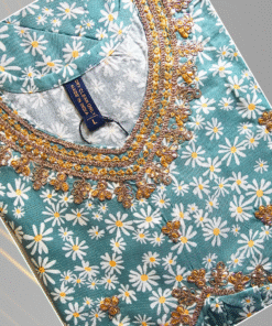 Alternative view of Soft Cotton Blend Flared Long Kurti