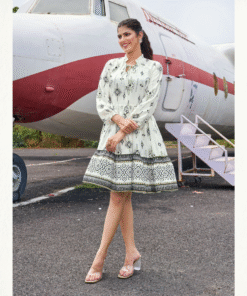 Rayon Tunic Style Party Wear – GREEN