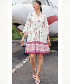 Rayon Tunic Style Party Wear – PINK