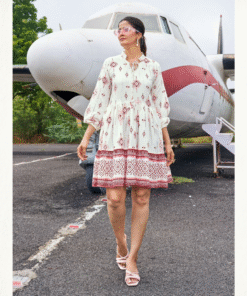 Rayon Tunic Style Party Wear – RED