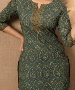 Alternative view of Cotton Printed Tops - HENNA