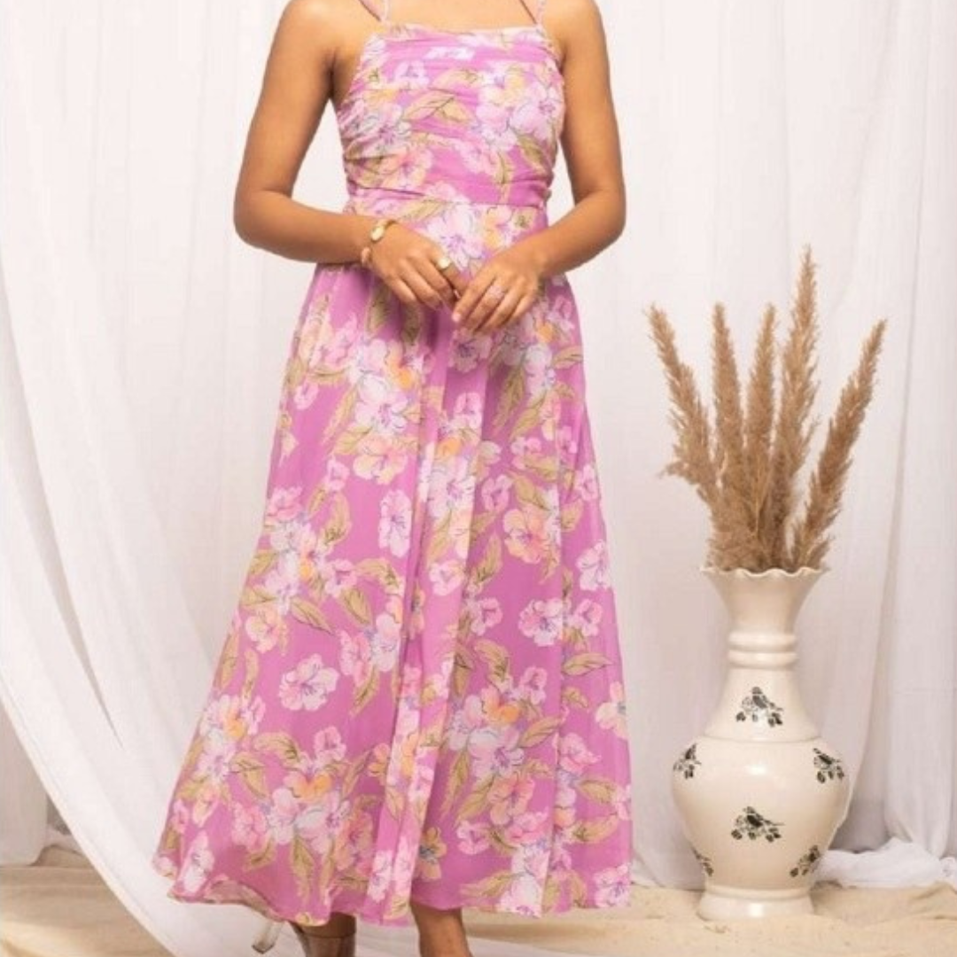 Stylish Pink Western Dress - Image 2