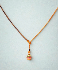 CZ Delicate Mangalsutra with Gold Plating – RUBYGREEN