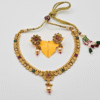 Antique Gold Plated Kempu Necklace Set