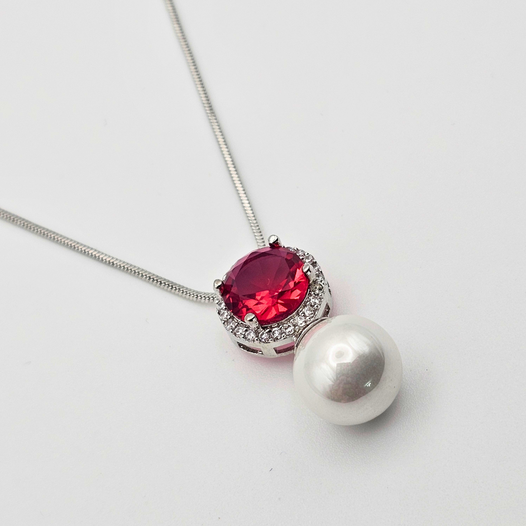 Rani CZ Delicate Pendant Set