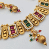 Gold-Finished Rajwadi Necklace Set