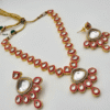 Gold Plated Kundan Necklace Set
