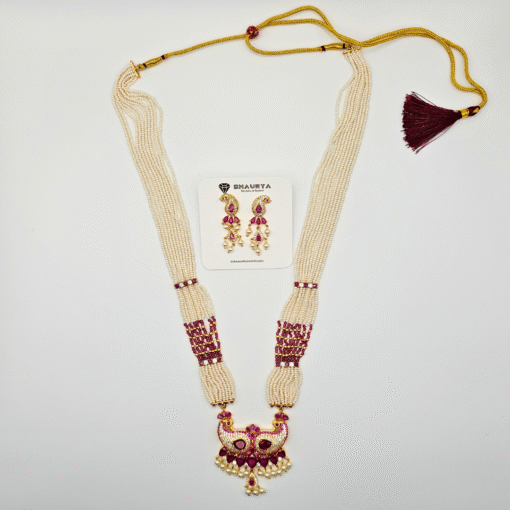 Rajputana Peacock Rani Necklace Set