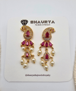 Rajputana Peacock Rani Necklace Set