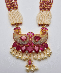 Rajputana Peacock Rani Necklace Set