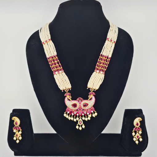 Rajputana Peacock Rani Necklace Set