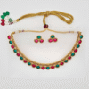 Gold Plated Kundan Necklace Set