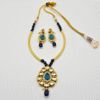 Gold Toned Kundan Necklace Set