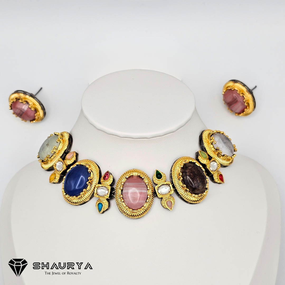 Sabyasachi inspired Victorian choker set