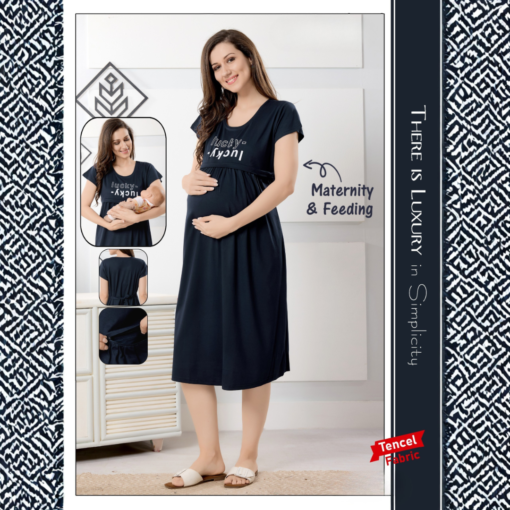 maternity and feeding night dress