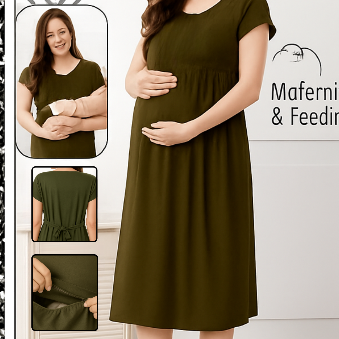 maternity and feeding night dress