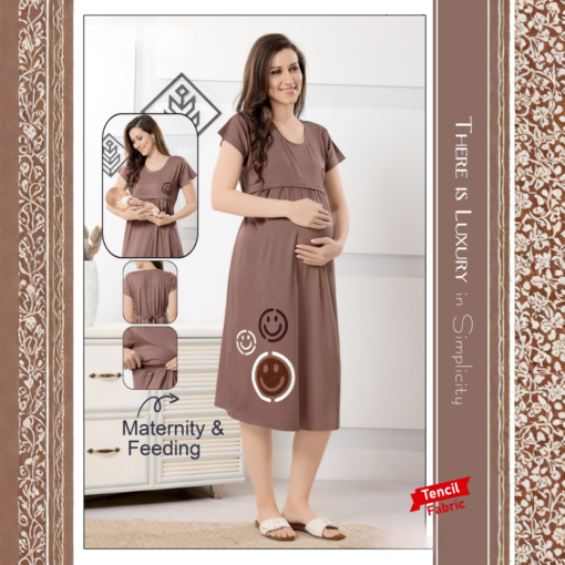 maternity and feeding night dress