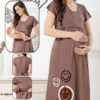 maternity and feeding night dress