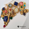 Sabyasachi inspired multicolor choker set