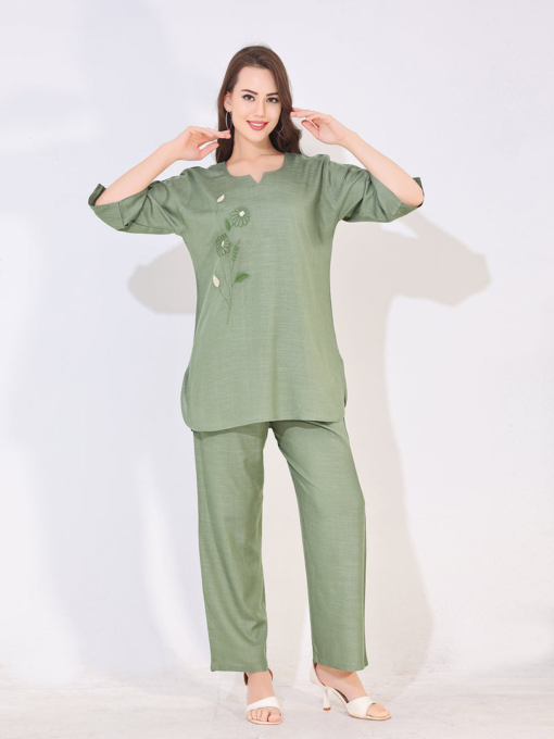 premium linen co-ord set