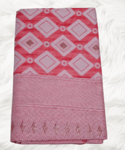 pastel light pink cotton saree