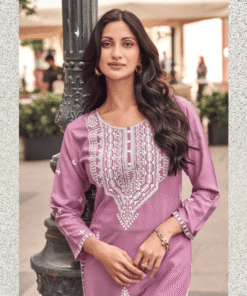 rayon viscose Lakhnawi kurti set