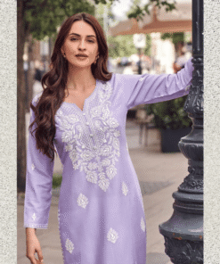 rayon viscose Lakhnawi kurti set
