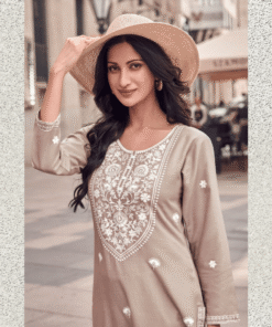 rayon viscose Lakhnawi kurti set