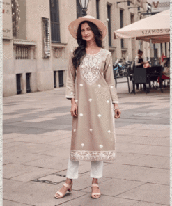 rayon viscose Lakhnawi kurti set