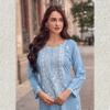 rayon viscose Lakhnawi kurti set