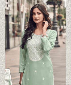 rayon viscose Lakhnawi kurti set