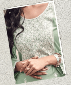 rayon viscose Lakhnawi kurti set