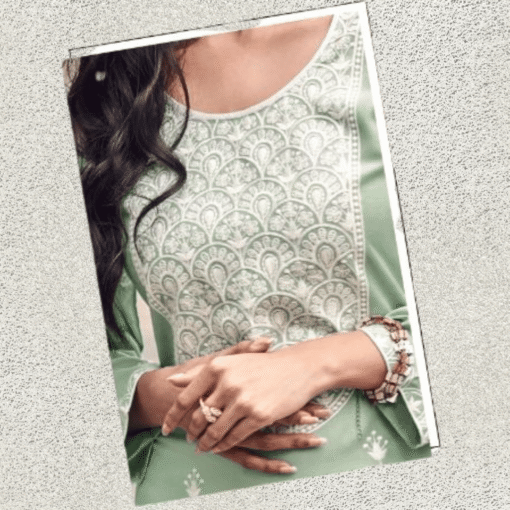 rayon viscose Lakhnawi kurti set