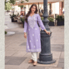 rayon viscose Lakhnawi kurti set